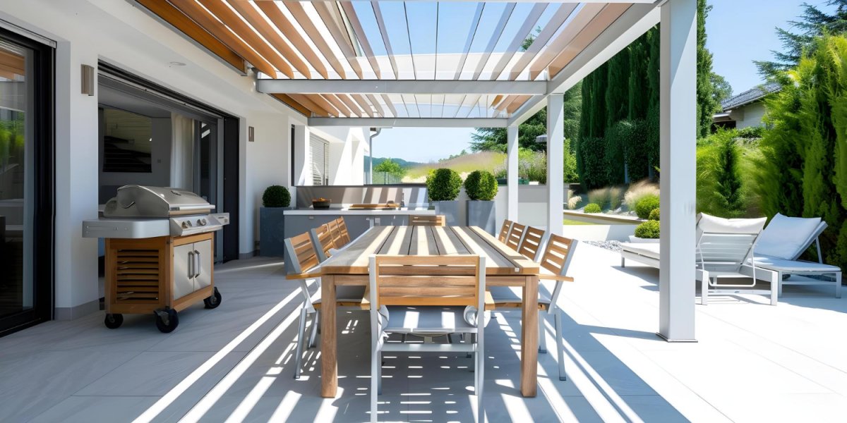 Bioclimatic - Rolling Roof Pergola